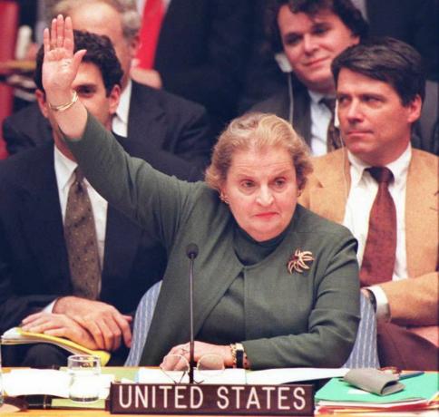 Мадлин Олбрайт, посланик на САЩ в ООН