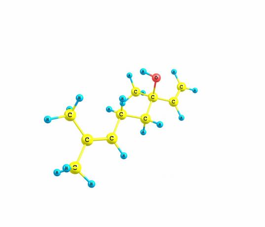 Linalool е молекула с характерен аромат и сапунен аромат.