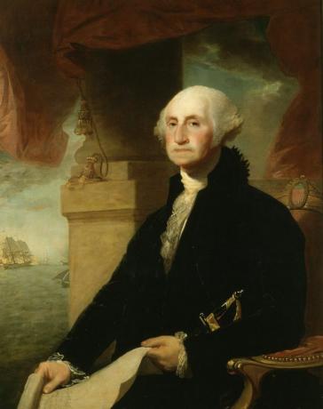 Президент Джордж Вашингтон, нарисувана през 1794 г.