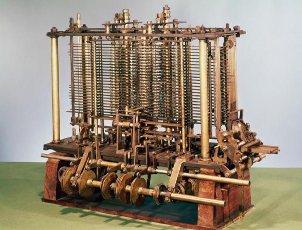 Модел на аналитичния двигател на Babbage