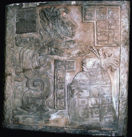 Преградите Yaxchilan, 8-ми век.