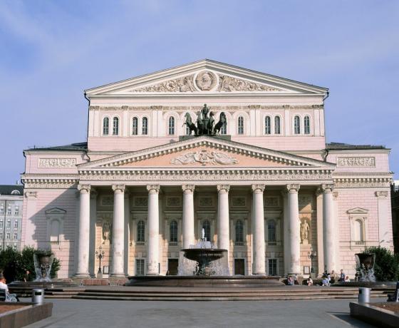 Неокласически болшой театър в Москва, Русия
