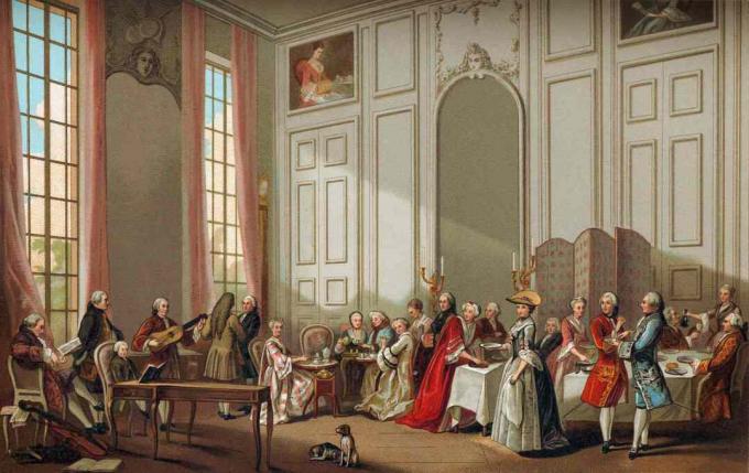 Ежедневие във френската история: аристокрацията приема чай.