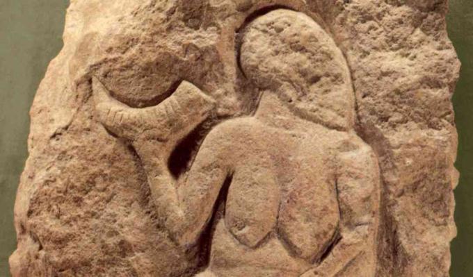 Лаузел Венера, горен палеолит на релефа, ок. 25 000 години