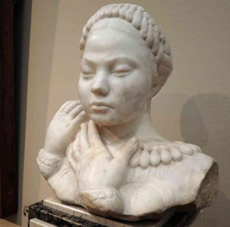 Славянската богиня Лада, от руския скулптор Сергей Тимофеевич Коненков (1874–1971).