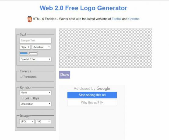 Безплатен генератор на лого в SimWebSol