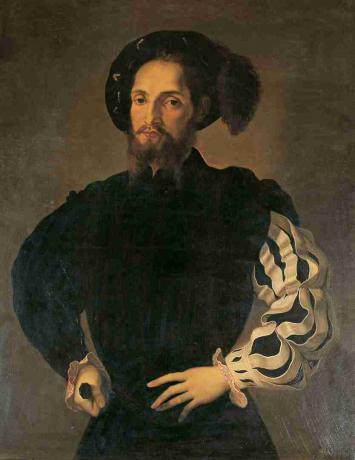 Рисуван портрет на Чезаре Борджия от 16 век.