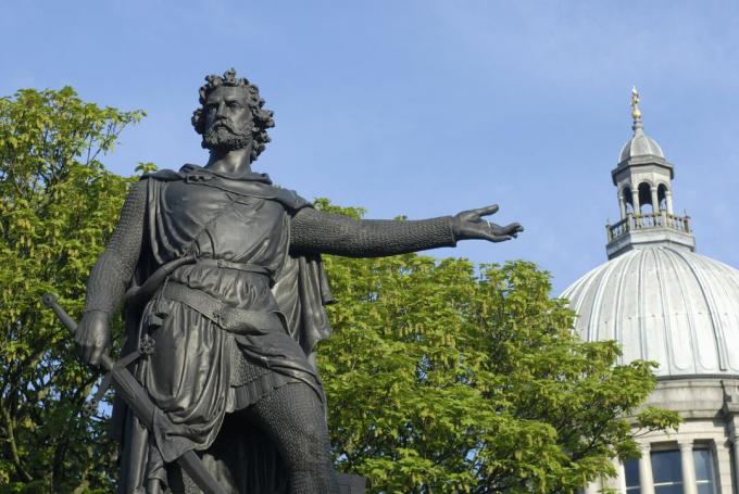 Статуя на Уилям Уолъс Абърдийн, Шотландия, Великобритания