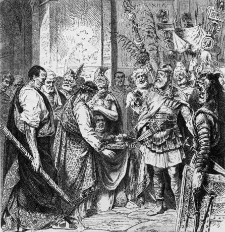Ромул Август подаде оставка на римската корона на Одоакер