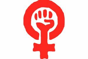 Юмрук в женски символ за освобождение на жените